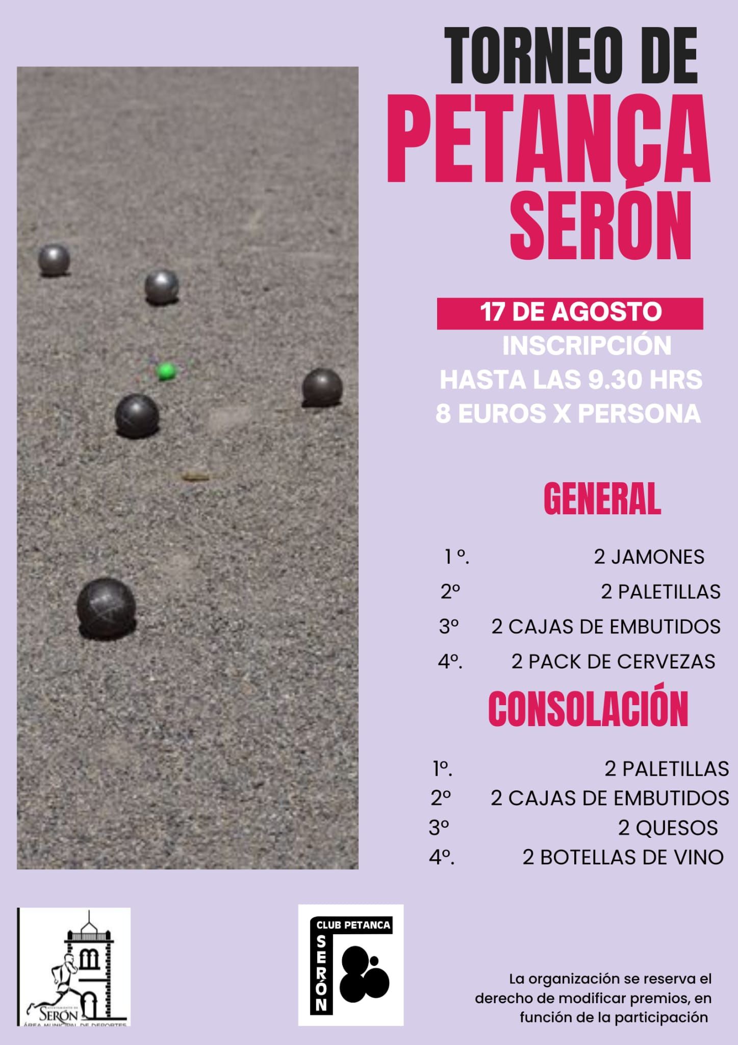 TORNEO DE PETANCA